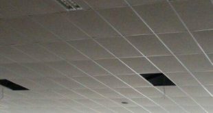 Pemasangan Plafon Acoustic Ritva Supermarket Nganjuk