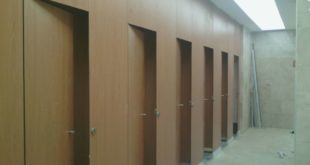 Penolicresin resin Cubicletoilet